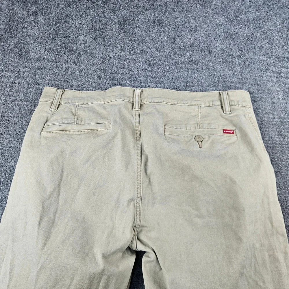 Levis XX Chino Standard‎ Taper Pants Mens 36x32 Khaki Tan 85226-0069
